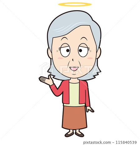 A deceased woman giving a commentary A deceased woman giving a commentary 115840539