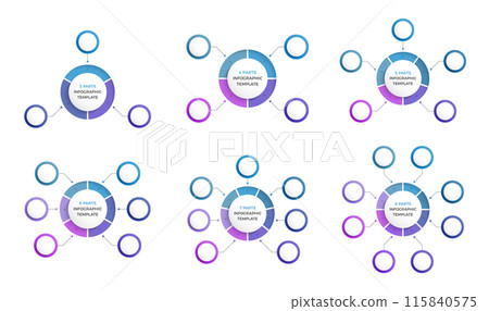 Circle Diagram Templates 115840575