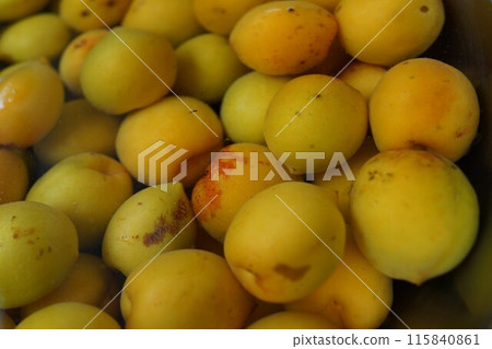 手工梅花糖漿材質背景 115840861