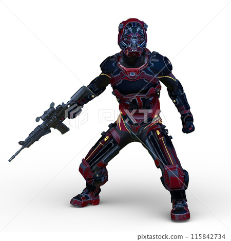 Cyber warrior 115842734