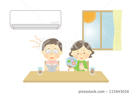 酷熱天老人不開冷氣忍受 115843038