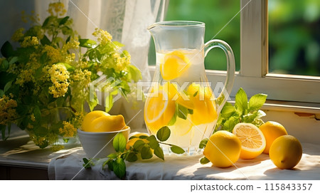Refreshing Summer Lemonade 115843357