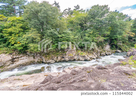 Genbikei Gorge - Lord Date Masamune, Sendai Domain: "Matsushima and Genbikei are the two most scenic spots in our territory." Genbikei Gorge - Lord Date Masamune, Sendai Domain: "Matsushima and Genbikei are the two most scenic spots in our territory." 115844002