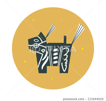 Illustration of Miharu-goma Fukushima Prefecture Miharu-goma 115844020