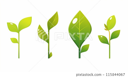 Green sprout icon 7 Green sprout icon 7 115844067
