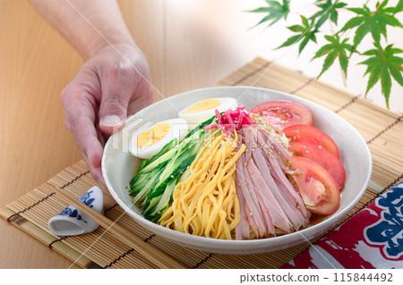 Summer staple: chilled Chinese noodles Summer staple: chilled Chinese noodles 115844492