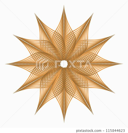 Abstract Sun or Flower Shape Modern Graphic Design Vector Abstract Sun or Flower Shape Modern Graphic Design Vector 115844623