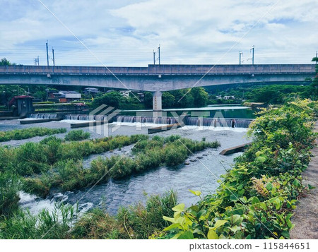 鹿兒島縣及泉市廣瀨川風景 115844651