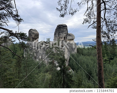 Rocks for climbing Hruba Skala in Czechia 115844701