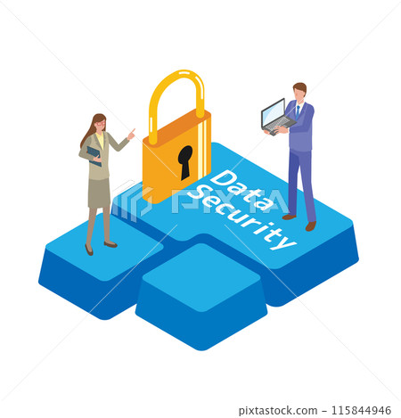 Data security image illustration Data security image illustration 115844946
