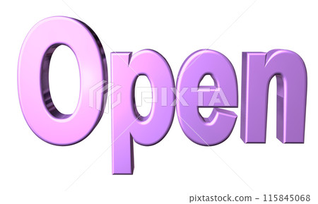 3DCG立體人物《開業/開業紀念》紫、紫 3DCG立體人物《開業/開業紀念》紫、紫 115845068