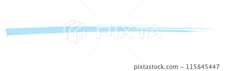 Handwritten blue highlighter thin lines 115845447