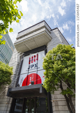 日本橋兜町 日本證券交易所外觀 日本橋兜町 日本證券交易所外觀 115845487