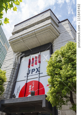 The exterior of the Japan Stock Exchange in Nihonbashi Kabutocho The exterior of the Japan Stock Exchange in Nihonbashi Kabutocho 115845492