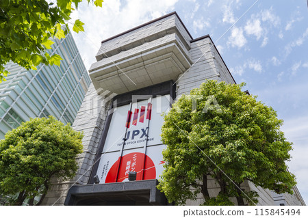 日本橋兜町 日本證券交易所外觀 日本橋兜町 日本證券交易所外觀 115845494