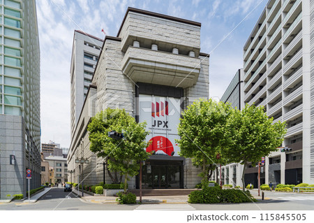 The exterior of the Japan Stock Exchange in Nihonbashi Kabutocho The exterior of the Japan Stock Exchange in Nihonbashi Kabutocho 115845505