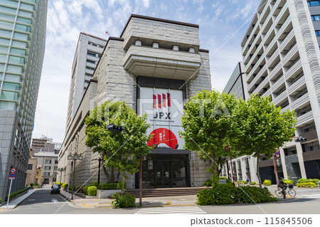 日本橋兜町 日本證券交易所外觀 日本橋兜町 日本證券交易所外觀 115845506
