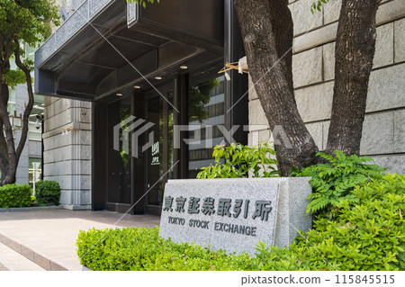 The exterior of the Japan Stock Exchange in Nihonbashi Kabutocho The exterior of the Japan Stock Exchange in Nihonbashi Kabutocho 115845515
