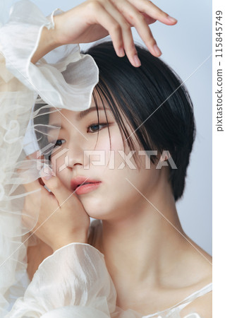 Women's beauty image skin care cosmetics Women's beauty image skin care cosmetics 115845749