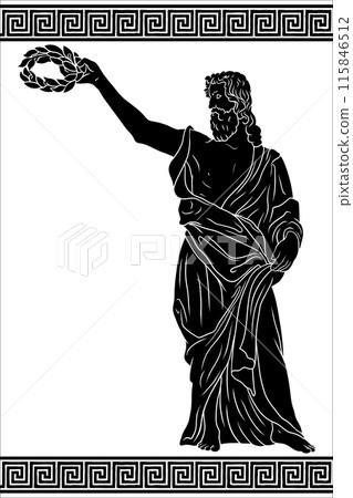 Vector Greek man Vector Greek man 115846512