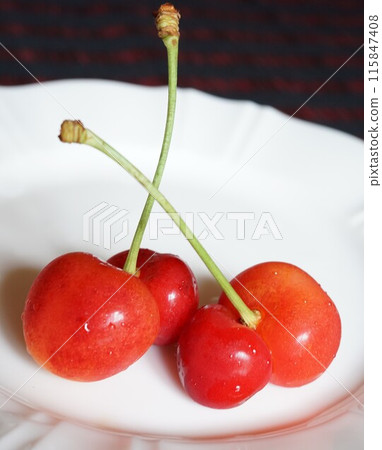 Twin cherries Twin cherries 115847408