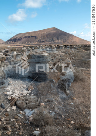 Rock formations park, Antigua Rofera, Lanzarote, Spain Rock formations park, Antigua Rofera, Lanzarote, Spain 115847636