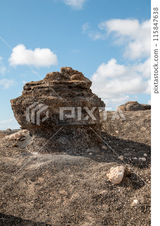 Rock formations park, Antigua Rofera, Lanzarote, Spain 115847638