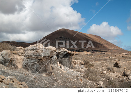 Rock formations park, Antigua Rofera, Lanzarote, Spain Rock formations park, Antigua Rofera, Lanzarote, Spain 115847642