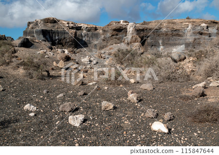 Rock formations park, Antigua Rofera, Lanzarote, Spain 115847644