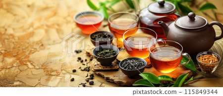 Tea Concept Photo with Space for Your Text 115849344