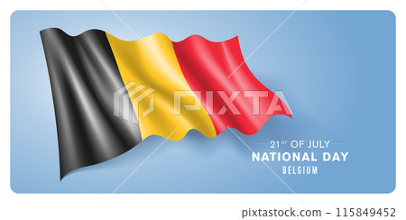 Belgium national day vector banner, greeting card Belgium national day vector banner, greeting card 115849452
