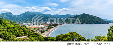 從Tsenyushi天文台到網球石灘[雲仙市長崎縣]的全景 115849567