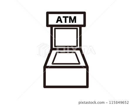 ATM icon illustration 115849652