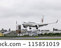 Passenger plane, airplane, Japan Airlines Boeing 737 landing at Osaka Airport and Itami Airport 115851019