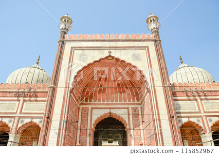 A very beautiful view of Jama Masjid in Delhi, India 115852967