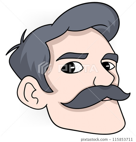 Father's Day Cartoon Portrait Father's Day Cartoon Portrait 115853711