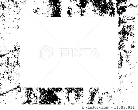 Black and white grunge. Distress overlay texture. Abstract surface dust and rough dirty wall background concept. Distress illustration simply place over object to create grunge effect. Vector EPS10. 115853931