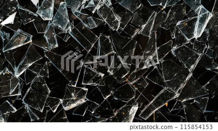Shattered glass texture. Generative AI Shattered glass texture. Generative AI 115854153