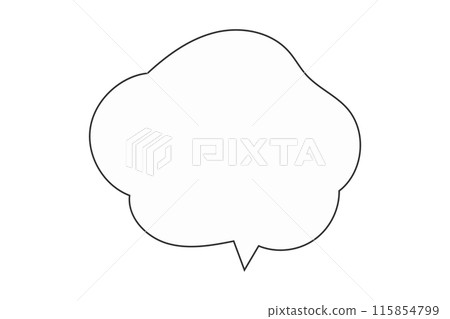 簡單手繪語音氣泡（單張） 115854799