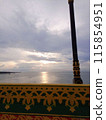 A photo of the evening atmosphere on a very beautiful bridge 115854951