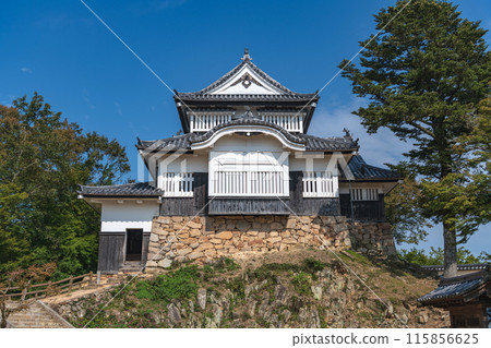 Okayama Bitchu Matsuyama Castle - Existing castle tower Okayama Bitchu Matsuyama Castle - Existing castle tower 115856625