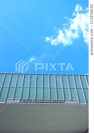 Scenery of Shin-Hamamatsu Station on the Enshu Railway in Hamamatsu City, Shizuoka Prefecture 115856630