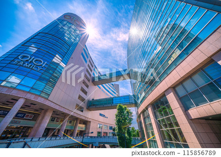 Japan's Kawasaki cityscape Mizonoguchi station (Musashi Mizonoguchi station), etc. Japan's Kawasaki cityscape Mizonoguchi station (Musashi Mizonoguchi station), etc. 115856789