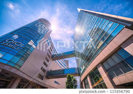 Japan's Kawasaki cityscape Mizonoguchi station (Musashi Mizonoguchi station), etc. Japan's Kawasaki cityscape Mizonoguchi station (Musashi Mizonoguchi station), etc. 115856790