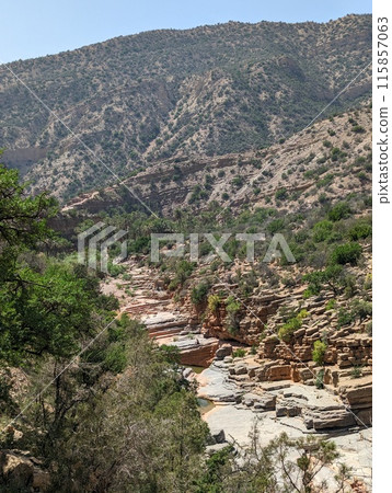 Great landscape near Paradise Valley in the Agadir region 115857063