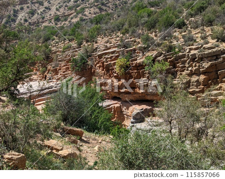 Great landscape near Paradise Valley in the Agadir region 115857066