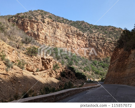 Great landscape near Paradise Valley in the Agadir region 115857072
