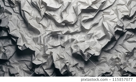 white crumpled paper background 115857077