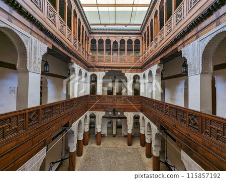 Famous Nejjarine foundouk in the medina of Fes 115857192