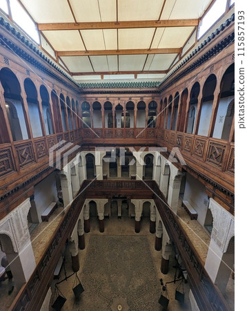 Famous Nejjarine foundouk in the medina of Fes Famous Nejjarine foundouk in the medina of Fes 115857193